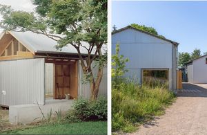 Galvanized metal in use