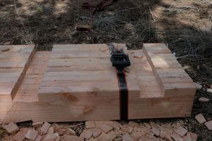 Rafters strapped together