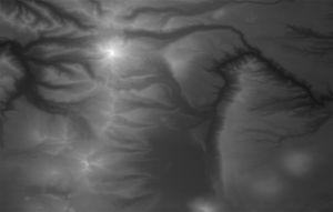 A digital elevation model