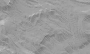 Small drainages in hillshade