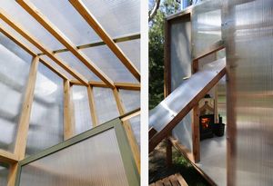 Polycarbonate sheets in use