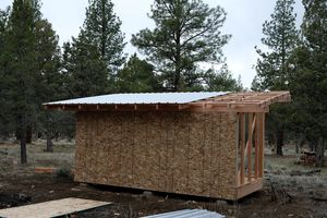 Roofing metal in place