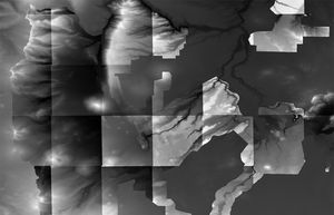 A mosaic of LIDAR images