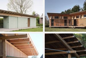 Roof assemblies left exposed